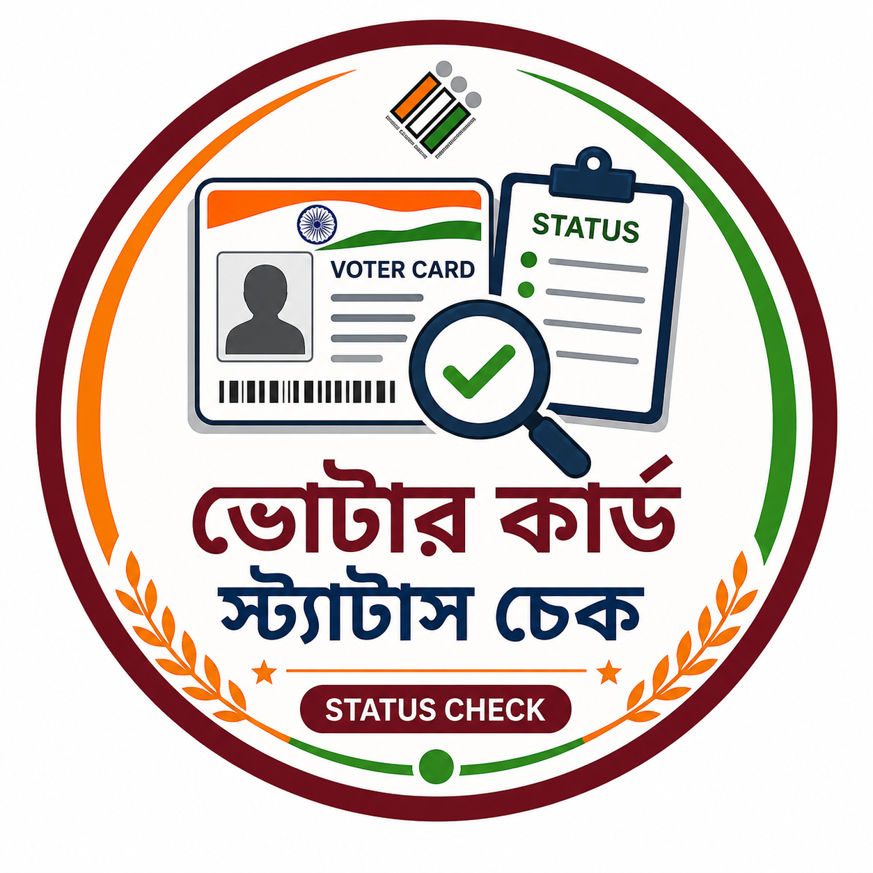 ভোটার কার্ড স্ট্যাটাস চেক